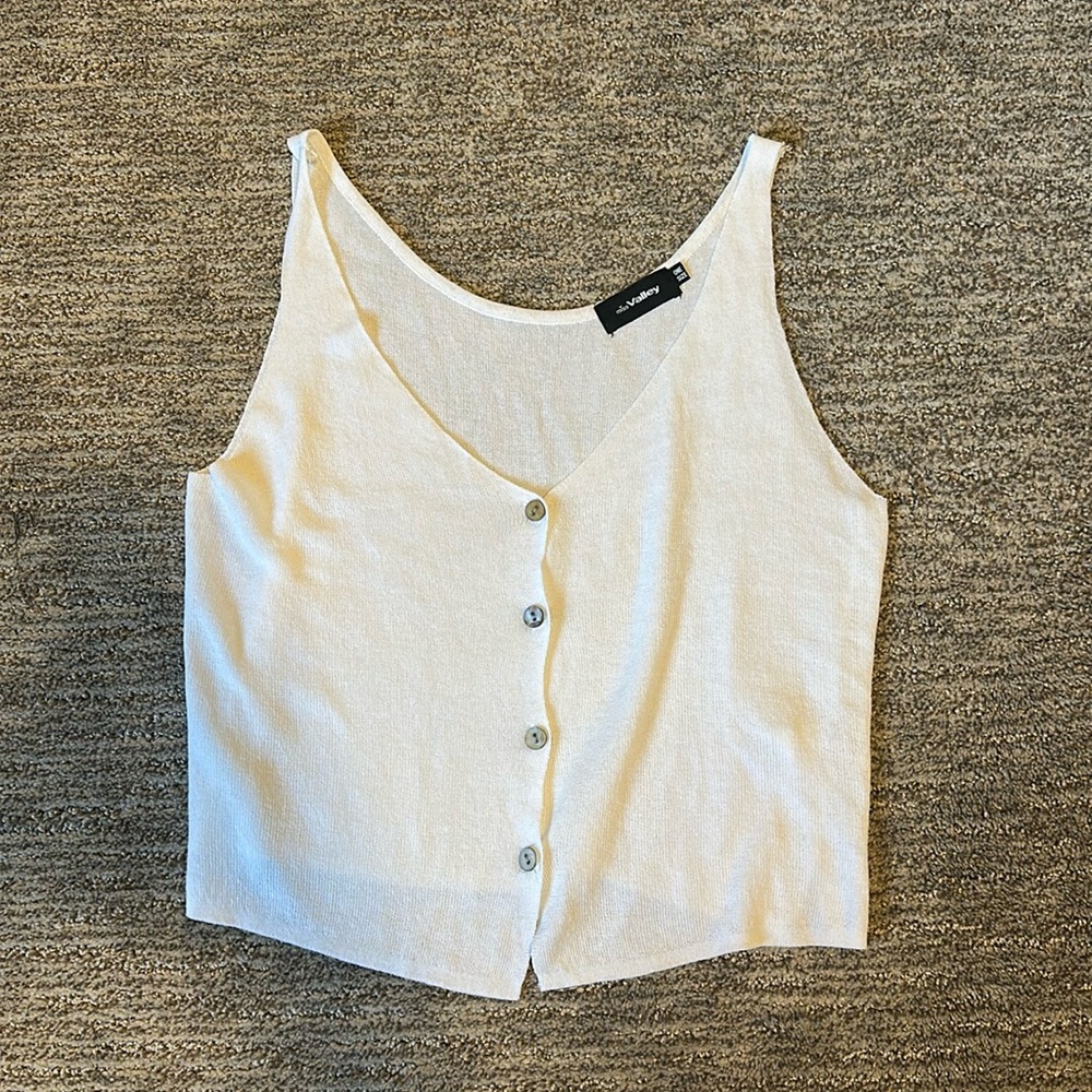 MISS VALLEY White button up blouse